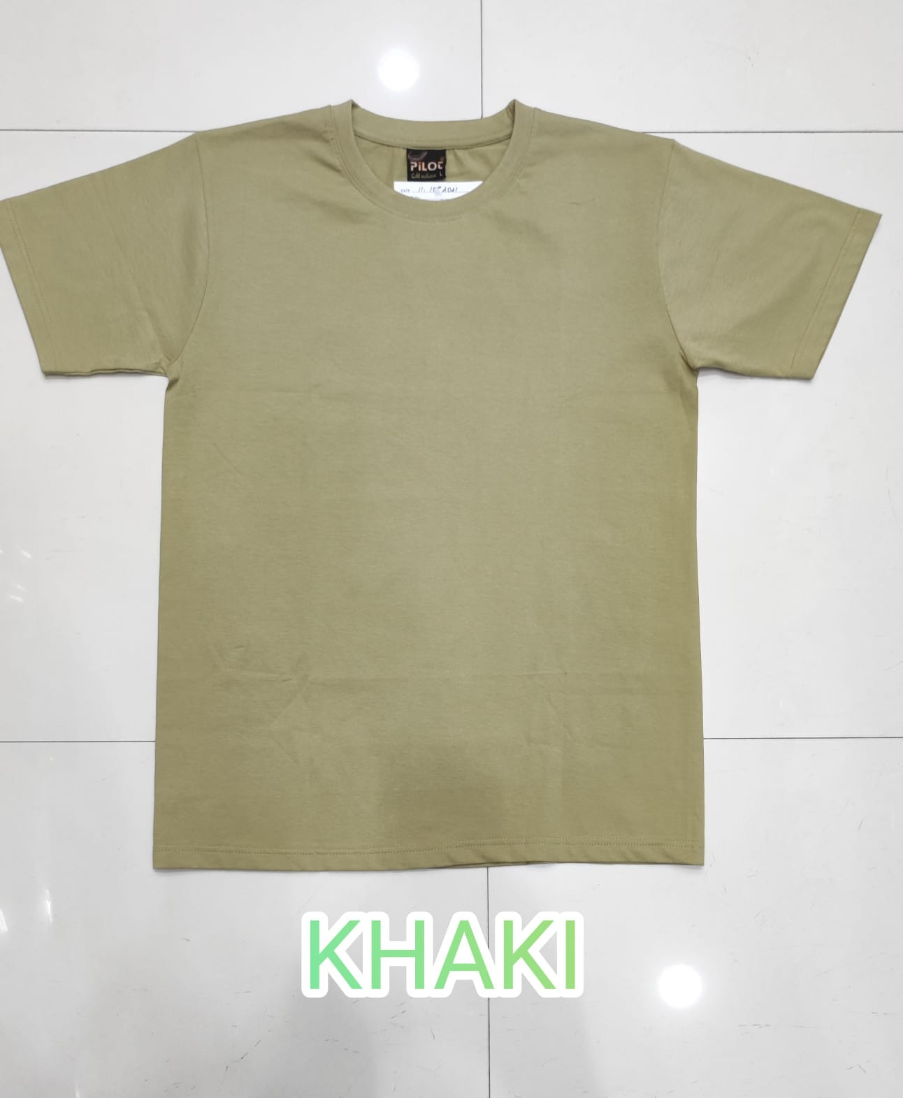 T-shirt kaki basique