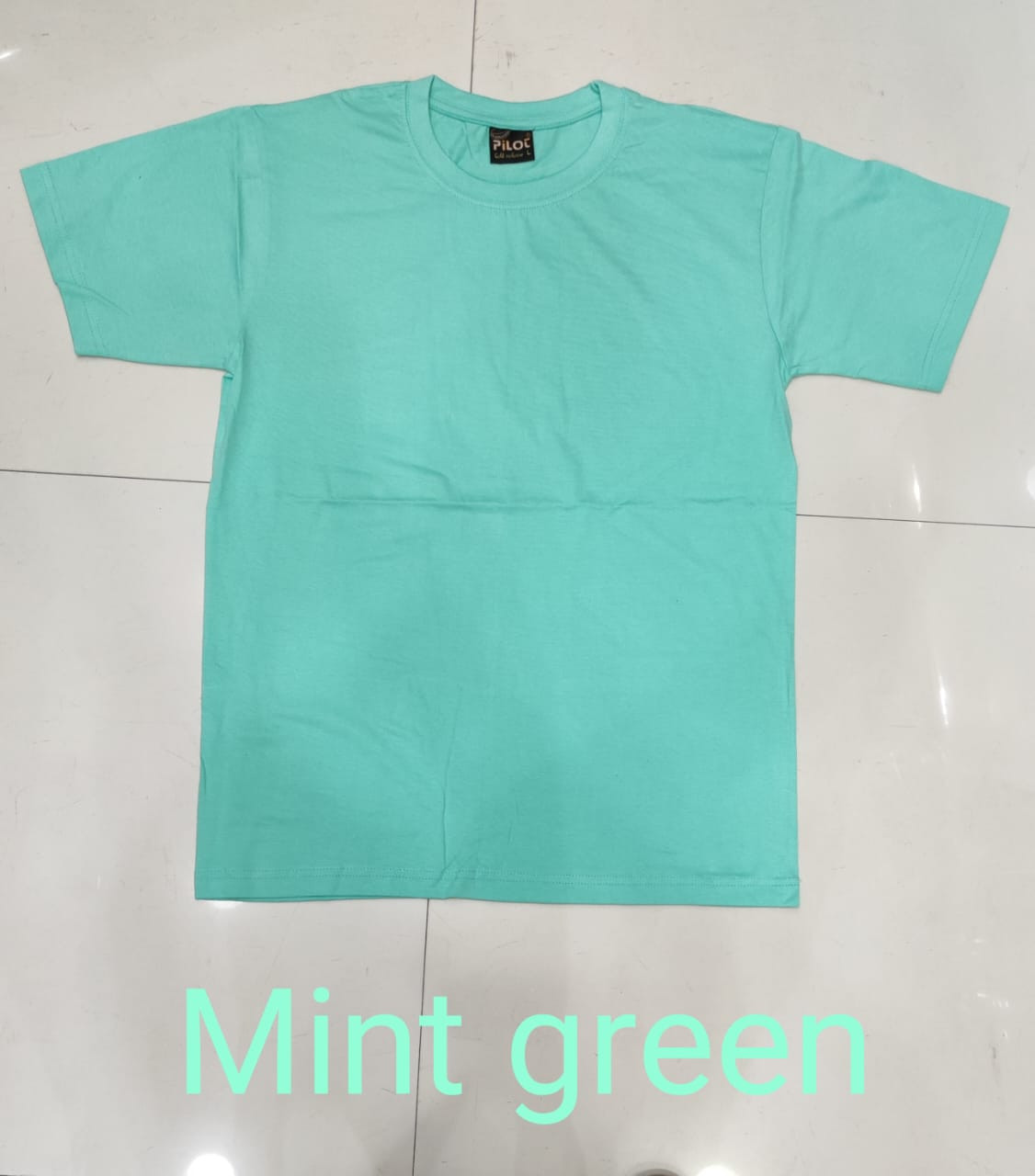 T-shirt vert menthe rafraîchissant