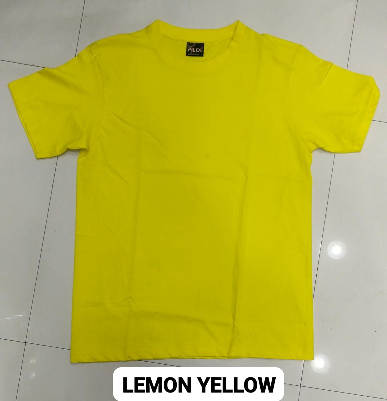 T-shirt jaune citron vitaminé